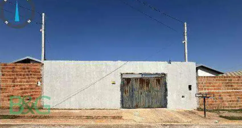 Casa à venda, 47 m² por r$ 84.892,14 - aurora i - bady bassitt/sp