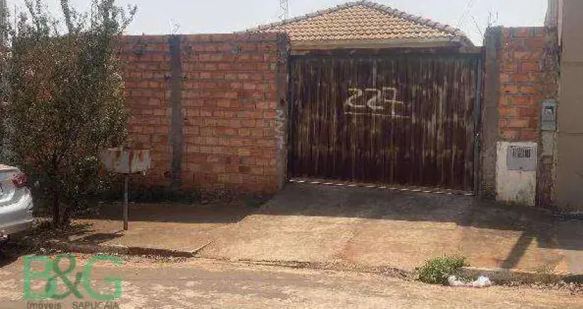 Casa com 2 dormitórios à venda, 45 m² por r$ 98.032 - conjunto habitacional vida nova - barretos/sp