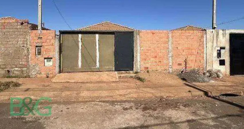 Casa com 2 dormitórios à venda, 45 m² por r$ 118.946 - conjunto habitacional vida nova - barretos/sp