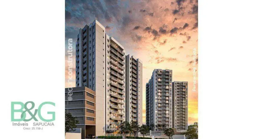 Apartamento com 2 dormitórios à venda, 37 m² por r$ 284.669 - vila marina - são paulo/sp