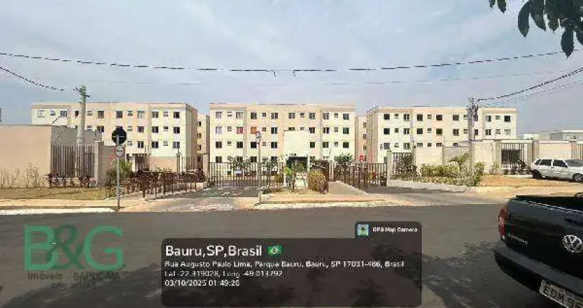 Apartamento à venda, 39 m² por r$ 99.871,13 - jardim country club - bauru/sp