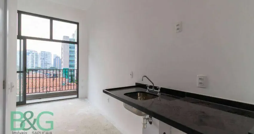 Studio com 1 dormitório à venda, 22 m² por r$ 300.000,00 - santo amaro - são paulo/sp