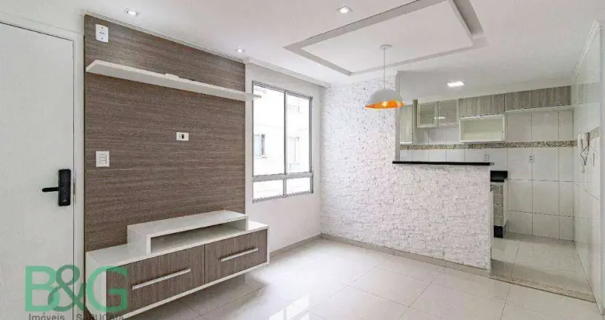 Apartamento com 2 dormitórios à venda, 40 m² por r$ 245.000,00 - vila alzira - guarulhos/sp