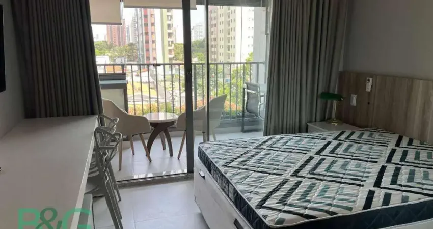 Studio com 1 dormitório para alugar, 30 m² por r$ 4.170,00/mês - indianópolis - são paulo/sp