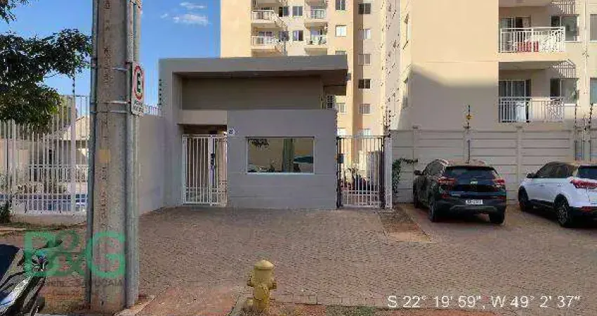 Apartamento à venda, 46 m² por r$ 181.088,03 - parque água comprida - bauru/sp