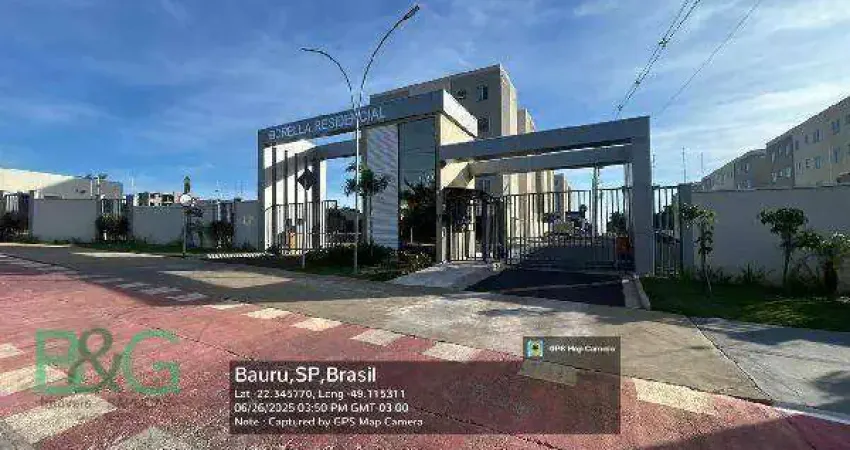 Apartamento à venda, 39 m² por r$ 152.974,94 - parque viaduto - bauru/sp