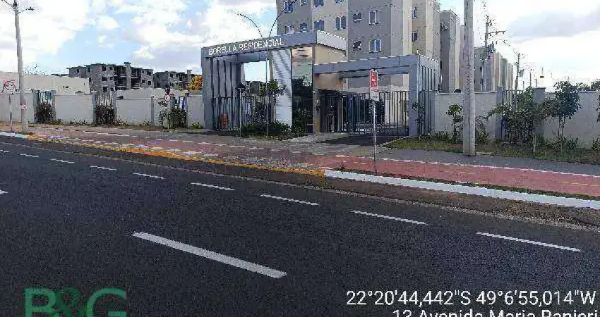 Apartamento à venda, 39 m² por r$ 128.590,31 - parque viaduto - bauru/sp