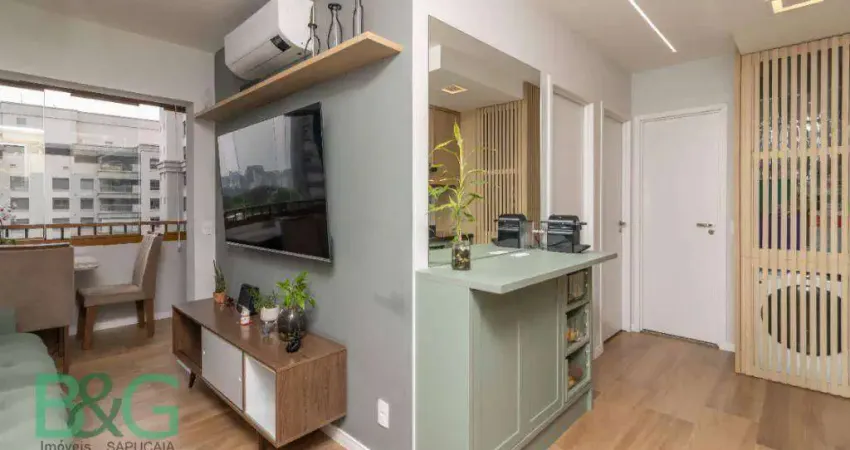 Apartamento com 2 dormitórios à venda, 43 m² por r$ 710. - butantã - são paulo/sp
