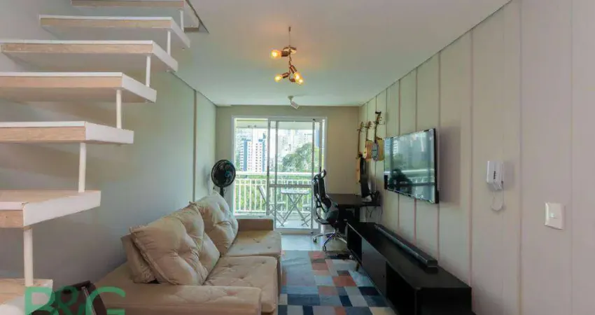 Cobertura com 1 dormitório à venda, 56 m² por r$ 450.000 - jardim ampliação - são paulo/sp