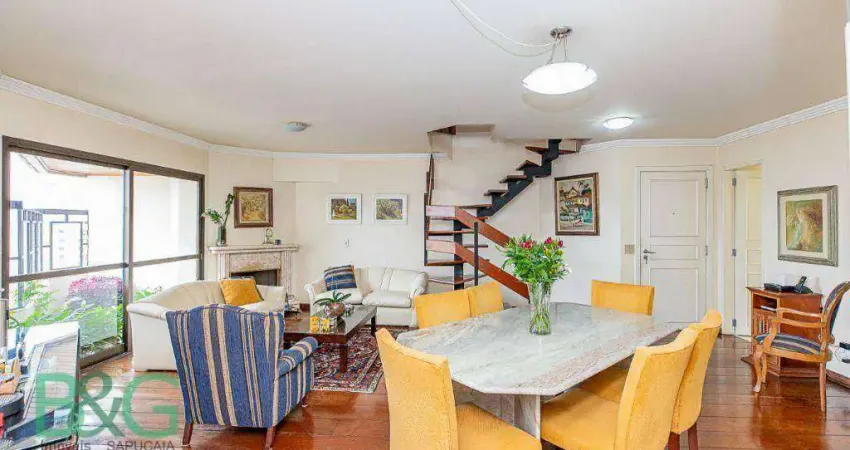 Cobertura com 4 dormitórios à venda, 278 m² por r$ 3.200.000,00 - cidade monções - são paulo/sp