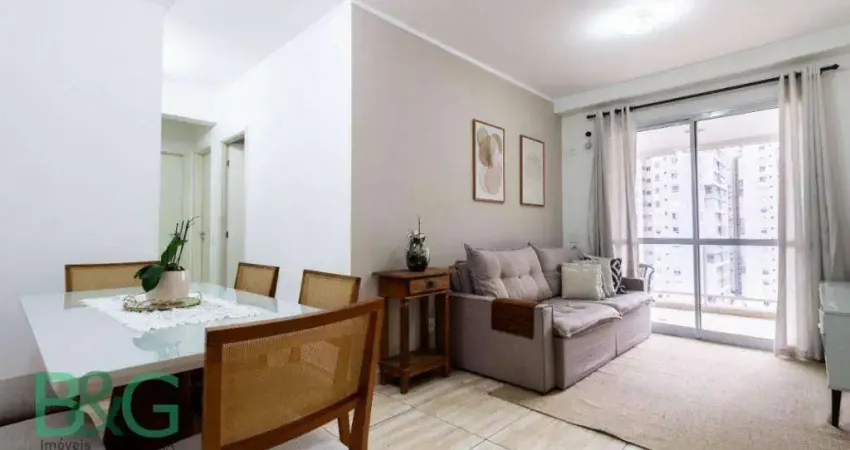 Apartamento com 2 dormitórios à venda, 66 m² por r$ 715.000 - vila anastácio - são paulo/sp
