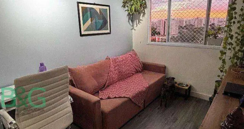 Apartamento com 1 dormitório à venda, 28 m² por r$ 237.000 - belém - são paulo/sp