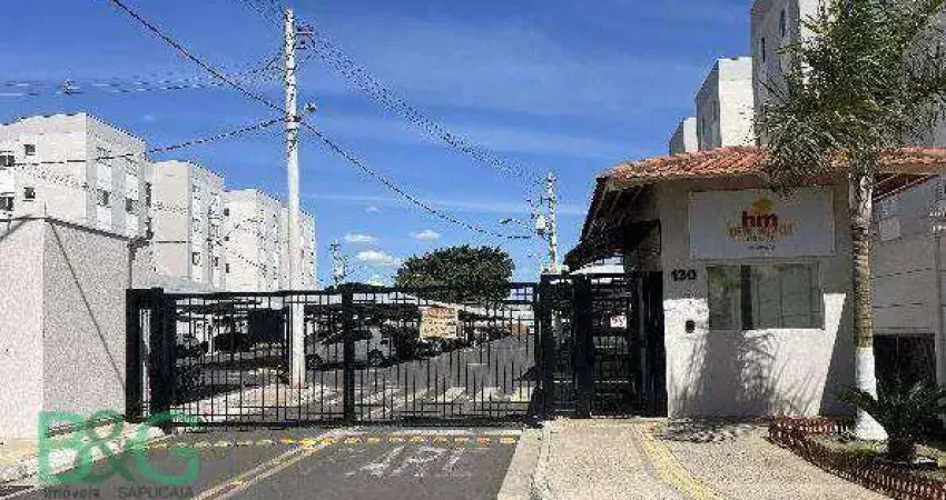 Apartamento com 2 dormitórios à venda, 42 m² por r$ 125.401 - parque universitário de viracopos - campinas/sp