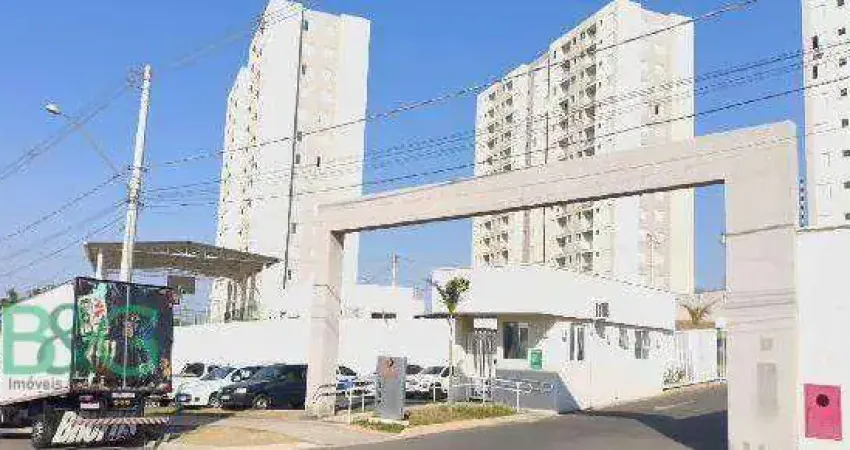 Apartamento com 2 dormitórios à venda, 44 m² por r$ 207.974 - vila palácios - campinas/sp
