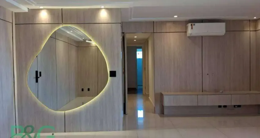 Apartamento com 3 dormitórios para alugar, 141 m² por r$ 13.631/mês - santa teresinha - são paulo/sp