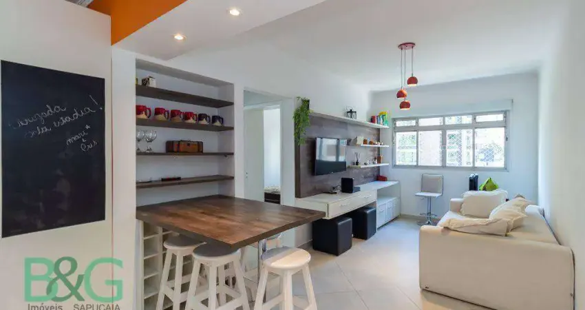 Apartamento com 1 dormitório à venda, 52 m² por r$ 595.000 - indianópolis - são paulo/sp