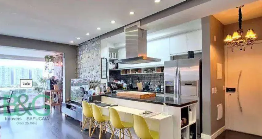 Apartamento com 3 dormitórios à venda, 87 m² por r$ 1.199.000 - vila anastácio - são paulo/sp