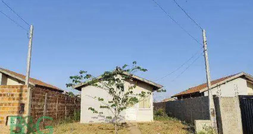 Casa com 2 dormitórios à venda, 43 m² por r$ 105.036 - residencial parque das flores - lins/são paulo