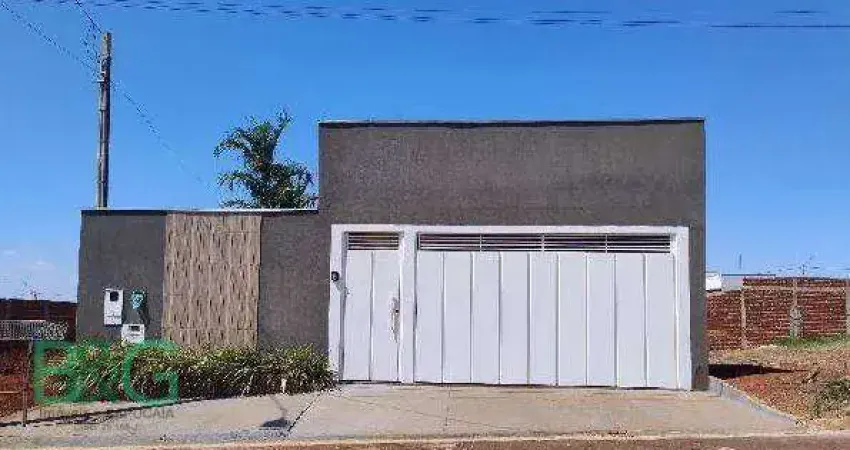 Casa com 2 dormitórios à venda, 138 m² por r$ 277.750 - jardim bem viver - macatuba/sp