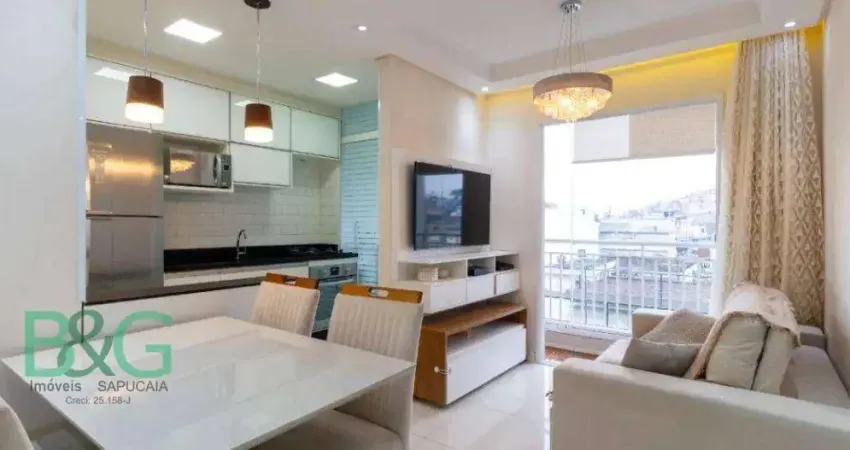 Apartamento com 2 dormitórios à venda, 54 m² por r$ 350.000 - centro - diadema/sp