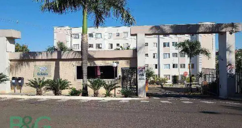 Apartamento com 2 dormitórios à venda, 46 m² por r$ 112.459 - jardim estrela d alva - bauru/sp