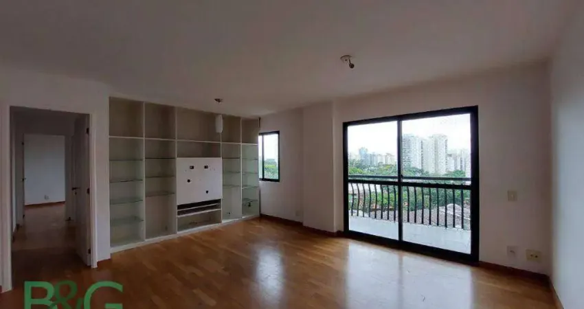 Apartamento com 3 dormitórios para alugar, 102 m² por r$ 7.635/mês - santo amaro - são paulo/sp