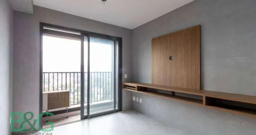 Studio com 1 dormitório à venda, 23 m² por r$ 400.000 - brooklin paulista - são paulo/sp