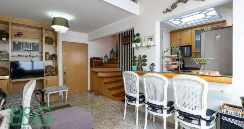Apartamento duplex com 1 dormitório à venda, 48 m² por r$ 730.000 - brooklin - são paulo/sp