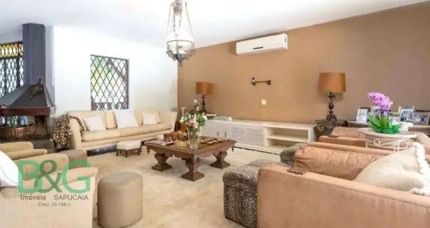 Sobrado com 6 dormitórios, 600 m² - venda por r$ 2.950.000 ou aluguel por r$ 23.229/mês - morumbi - são paulo/sp