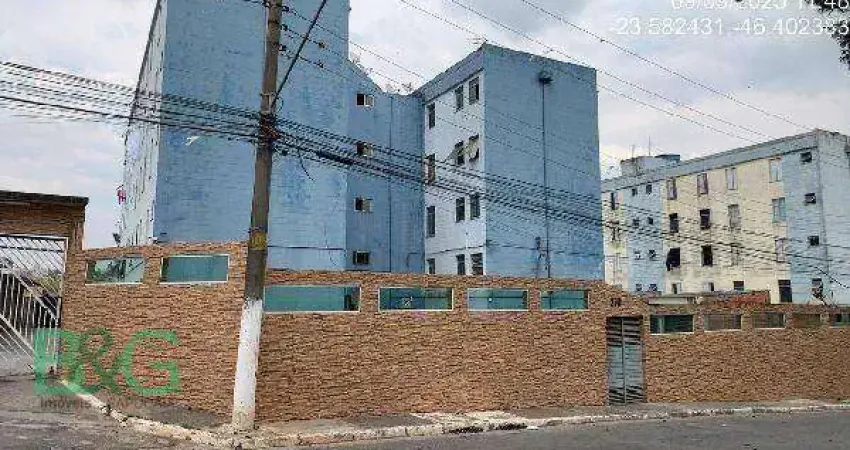 Apartamento com 2 dormitórios à venda, 41 m² por r$ 153.343 - conjunto habitacional castro alves - são paulo/sp