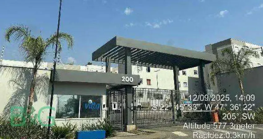 Apartamento com 2 dormitórios à venda, 45 m² por r$ 119.224 - residencial itaporanga - piracicaba/sp