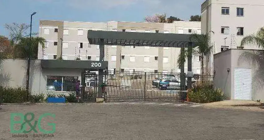 Apartamento com 2 dormitórios à venda, 45 m² por r$ 128.886 - residencial itaporanga - piracicaba/sp