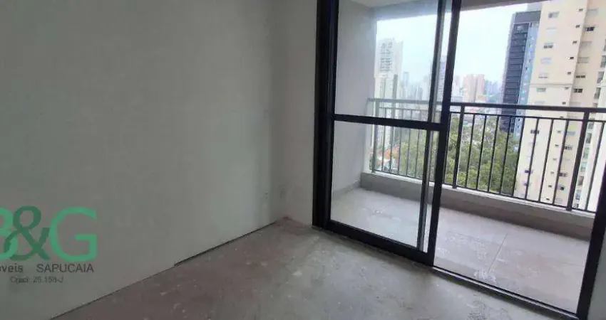Studio com 1 dormitório à venda, 23 m² por r$ 359.000 - brooklin paulista - são paulo/sp