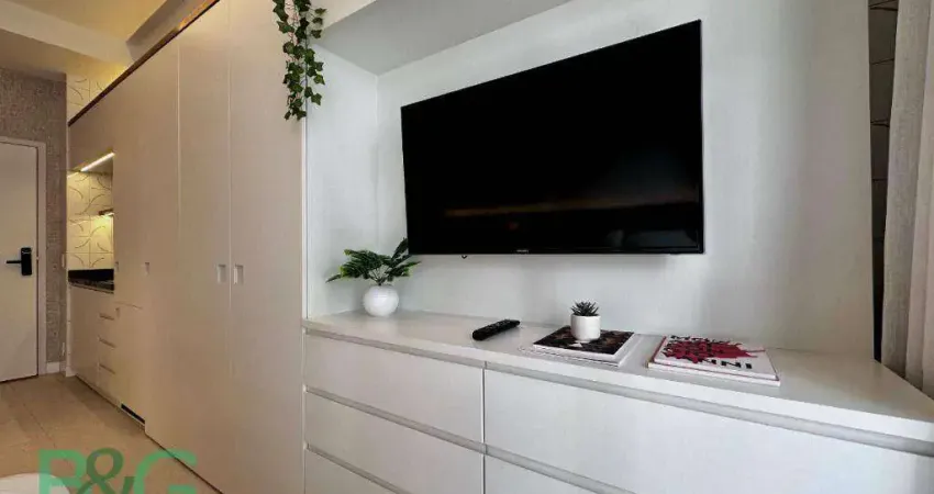 Studio com 1 dormitório à venda, 27 m² por r$ 750.000 - moema - são paulo/sp