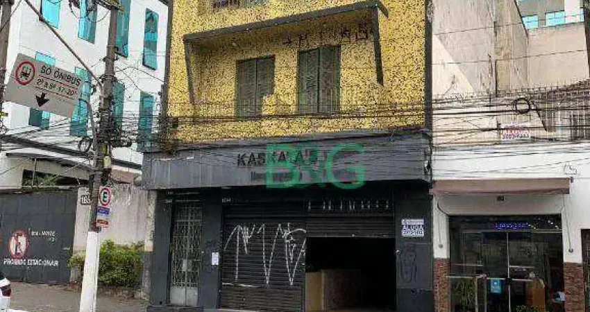 Loja, 250 m² - venda por r$ 1.000.000,00 ou aluguel por r$ 10.500,00/mês - ipiranga - são paulo/sp