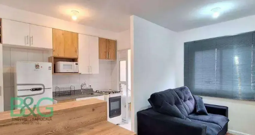 Apartamento com 1 dormitório à venda, 33 m² por r$ 284. - barra funda - são paulo/sp