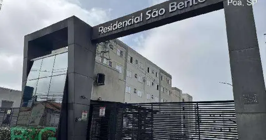 Apartamento com 2 dormitórios à venda, 44 m² por r$ 219.709 - vila perracini - poá/sp