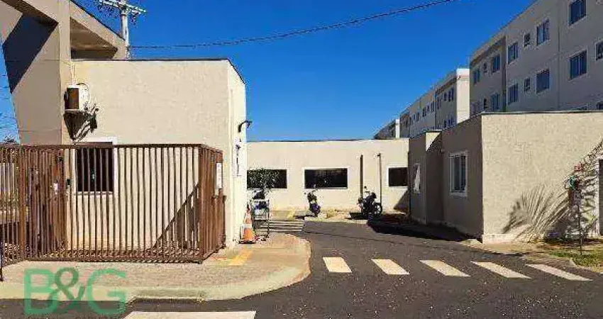 Apartamento com 2 dormitórios à venda, 44 m² por r$ 148.263 - jardim ouro branco - ribeirão preto/sp