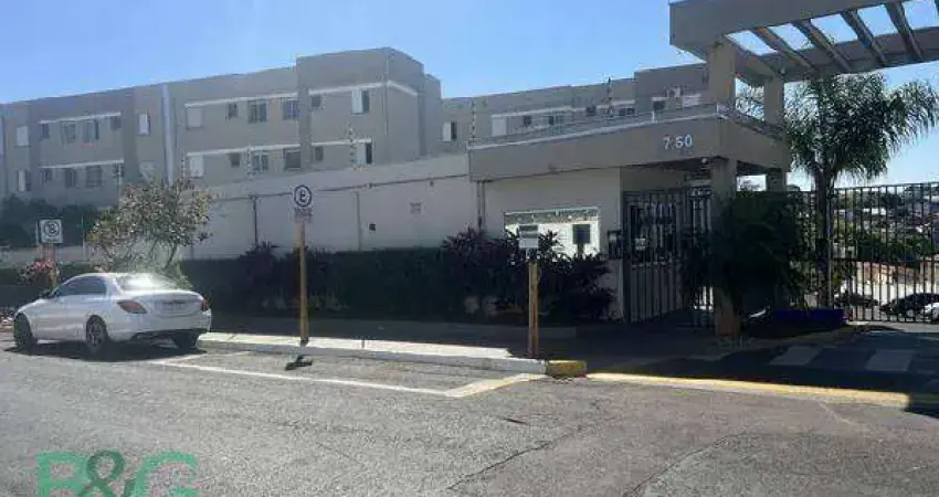 Apartamento com 2 dormitórios à venda, 43 m² por r$ 116.704 - jardim ana lúcia - bauru/sp