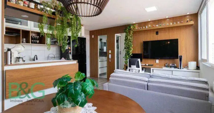 Apartamento com 1 dormitório à venda, 34 m² por r$ 450.000 - água rasa - são paulo/sp