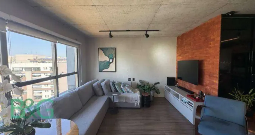 Apartamento com 1 dormitório à venda, 70 m² por r$ 1.200.000 - campo belo - são paulo/sp