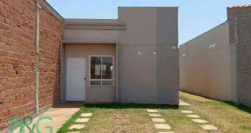 Casa com 2 dormitórios à venda, 44 m² por r$ 176.031 - santa iria - ribeirão preto/sp