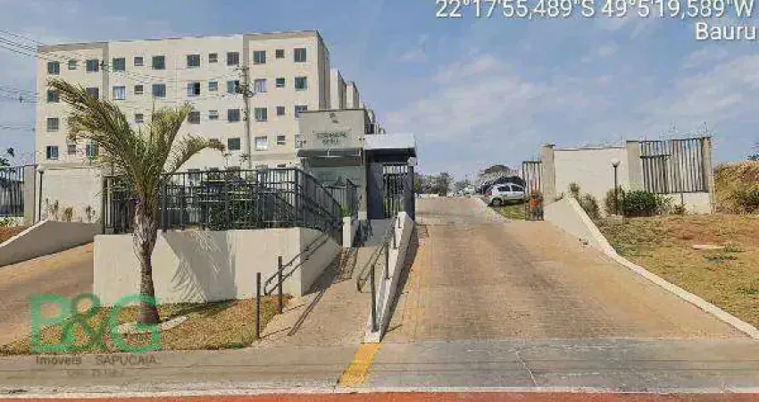 Apartamento com 2 dormitórios à venda, 39 m² por r$ 132.271 - jardim godoy - bauru/sp