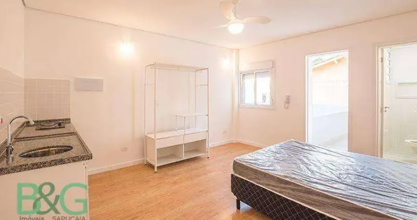 Studio com 1 dormitório para alugar, 22 m² por r$ 1.550,00/mês - aclimação - são paulo/sp