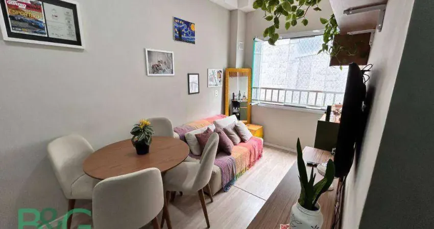 Apartamento com 1 dormitório à venda, 27 m² por r$ 312.000 - alto da mooca - são paulo/sp