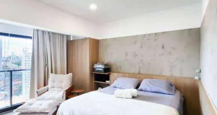 Studio com 1 dormitório à venda, 27 m² por r$ 500.000 - jardim das acácias - são paulo/sp