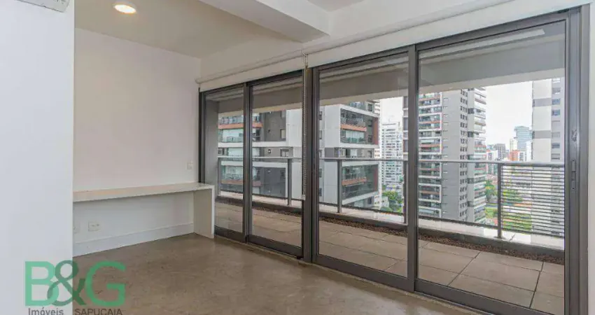 Apartamento com 1 dormitório para alugar, 65 m² por r$ 6.622/mês - brooklin paulista - são paulo/sp