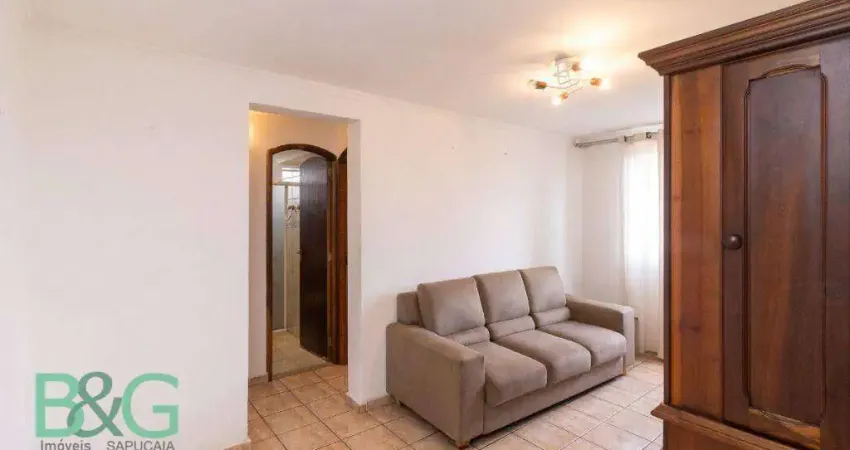 Apartamento com 2 dormitórios à venda, 47 m² por r$ 250.000 - jardim do tiro - são paulo/sp