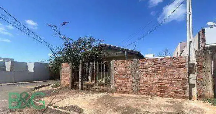 Casa com 1 dormitório à venda, 31 m² por r$ 111.096 - santa fé - bauru/sp