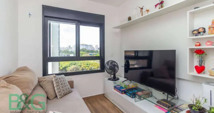 Apartamento com 2 dormitórios à venda, 36 m² por r$ 650.000 - indianópolis - são paulo/sp
